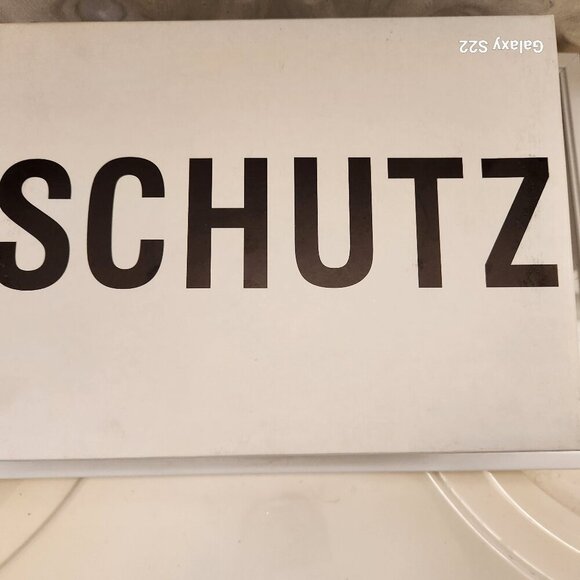 SCHUTZ "Bryce" Light Nude Nappa Leather Heeled Sandals. NIB. Size 6.5 - Picture 11 of 12